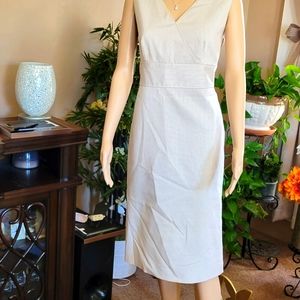 Dress cream and beige